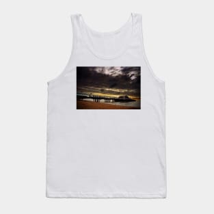 Bournemouth Pier And Beach Dorset England Tank Top